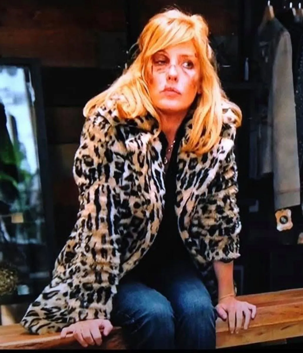 Yellowstone Kelly Reilly Cheetah Print Coat