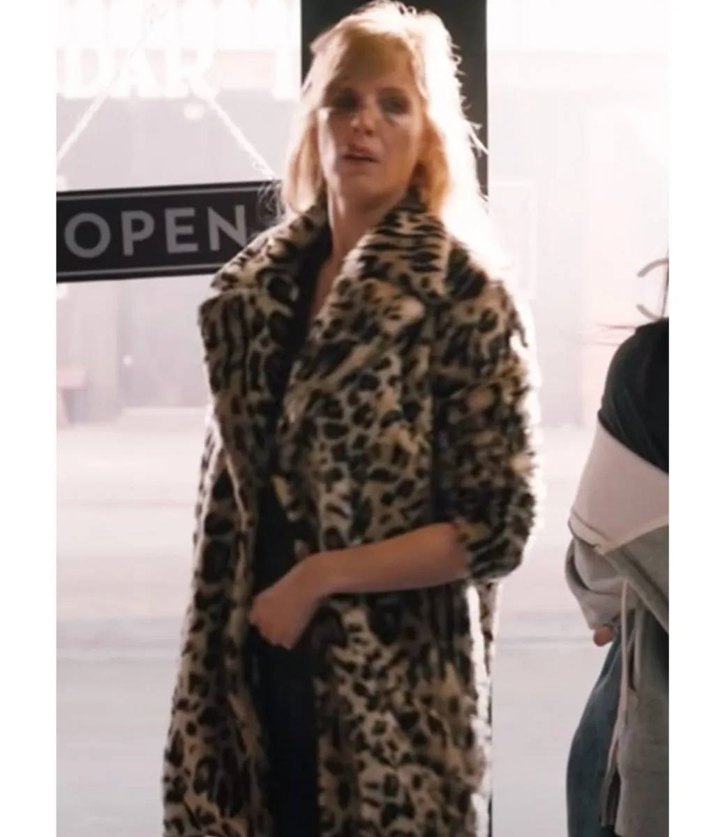 Yellowstone Kelly Reilly Cheetah Print Coat