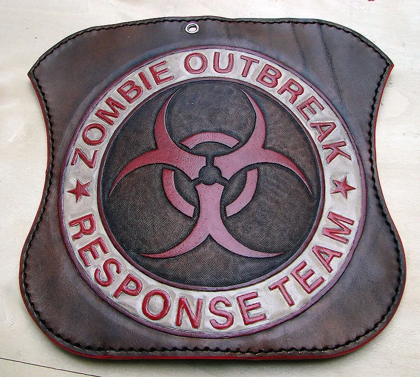 Zombie Outbreak  biker-style wallet