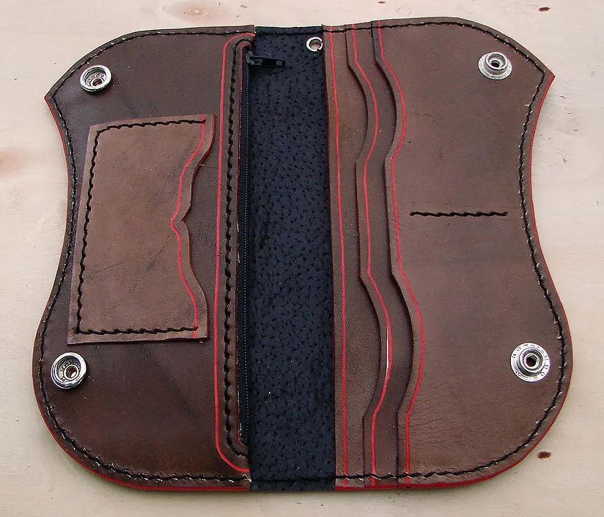 Zombie Outbreak  biker-style wallet